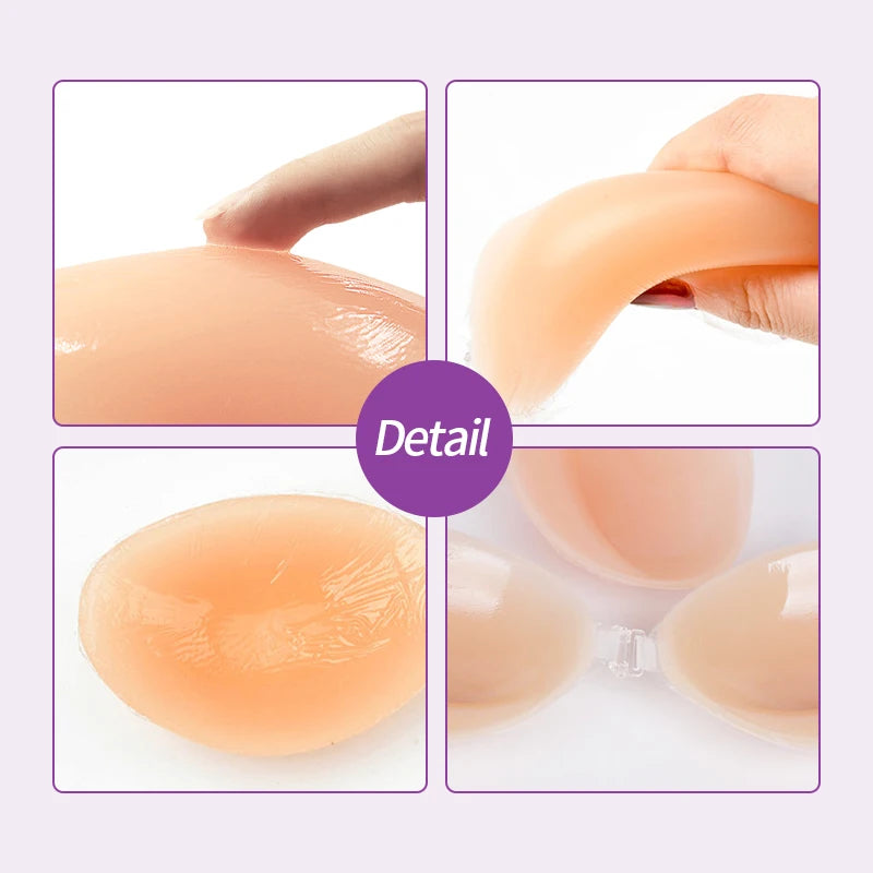 NipLift Adhesive Invisible Push up Strapless Bra