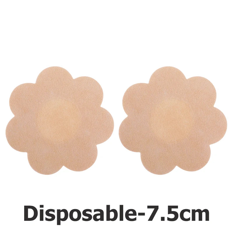 NipLift Lift up Invisible Reusable Self Adhesive Silicone Breast Lift Tape Nipple Cover Chest Paste Push up Party Dress Bras