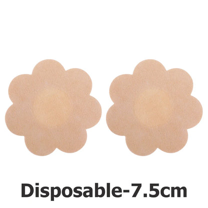 NipLift Lift up Invisible Reusable Self Adhesive Silicone Breast Lift Tape Nipple Cover Chest Paste Push up Party Dress Bras