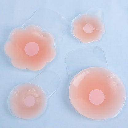 NipLift Lift up Invisible Reusable Self Adhesive Silicone Breast Lift Tape Nipple Cover Chest Paste Push up Party Dress Bras
