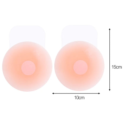NipLift Lift up Invisible Reusable Self Adhesive Silicone Breast Lift Tape Nipple Cover Chest Paste Push up Party Dress Bras