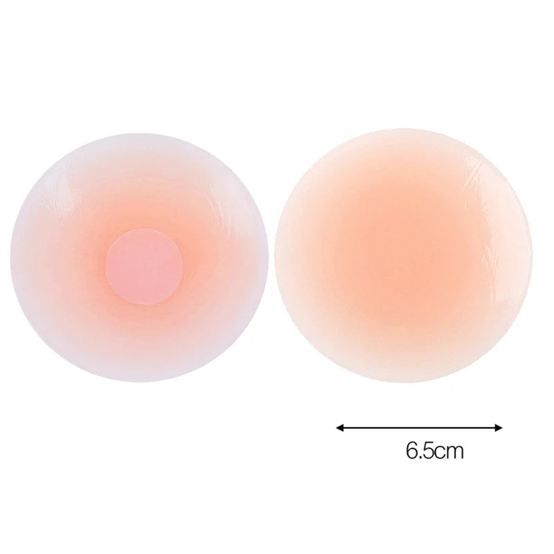 NipLift Lift up Invisible Reusable Self Adhesive Silicone Breast Lift Tape Nipple Cover Chest Paste Push up Party Dress Bras
