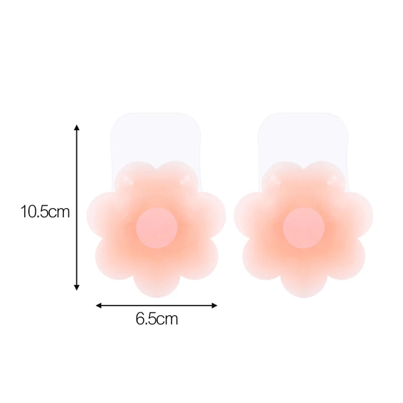 NipLift Lift up Invisible Reusable Self Adhesive Silicone Breast Lift Tape Nipple Cover Chest Paste Push up Party Dress Bras